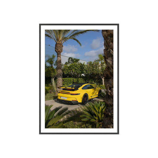 Poster Porsche GT3 Enmarcado