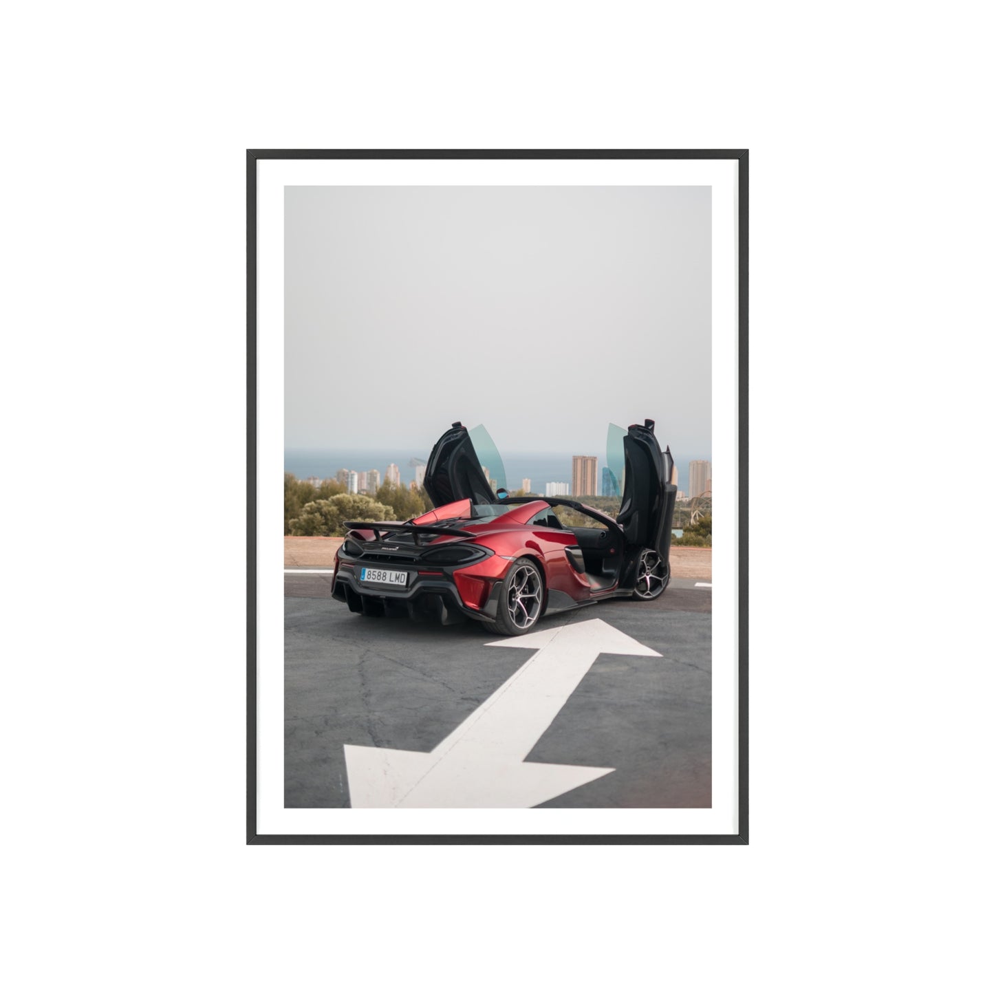 Poster Mclaren 600lt Enmarcado