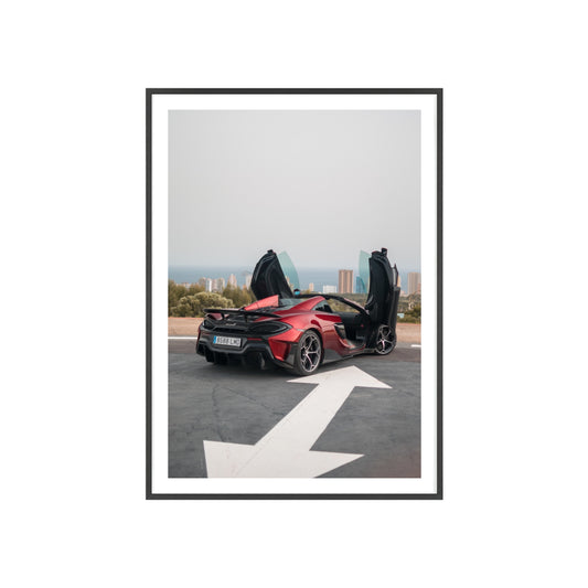 Poster Mclaren 600lt Enmarcado