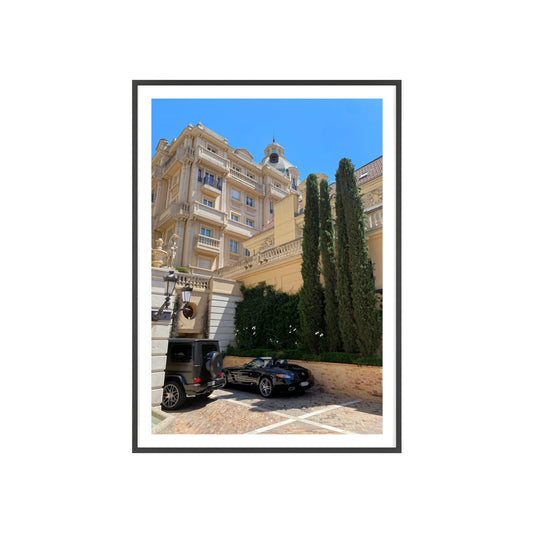 Poster Mercedes Monaco Enmarcado