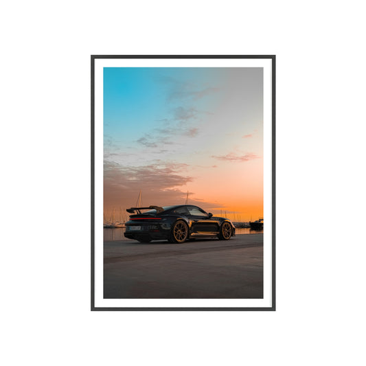 Poster Porsche GT3 Enmarcado